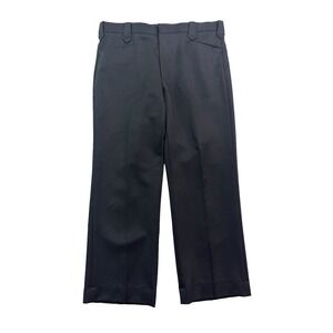 Circle S 38x30 Black Western Dress Suit Pants Knit Polyester Bootcut Classic